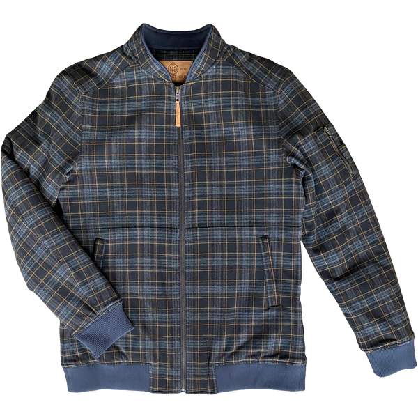 ジャケット・アウター 2pattern Checked Jacket - type B BomberJacketPlaidFlatLay_grand