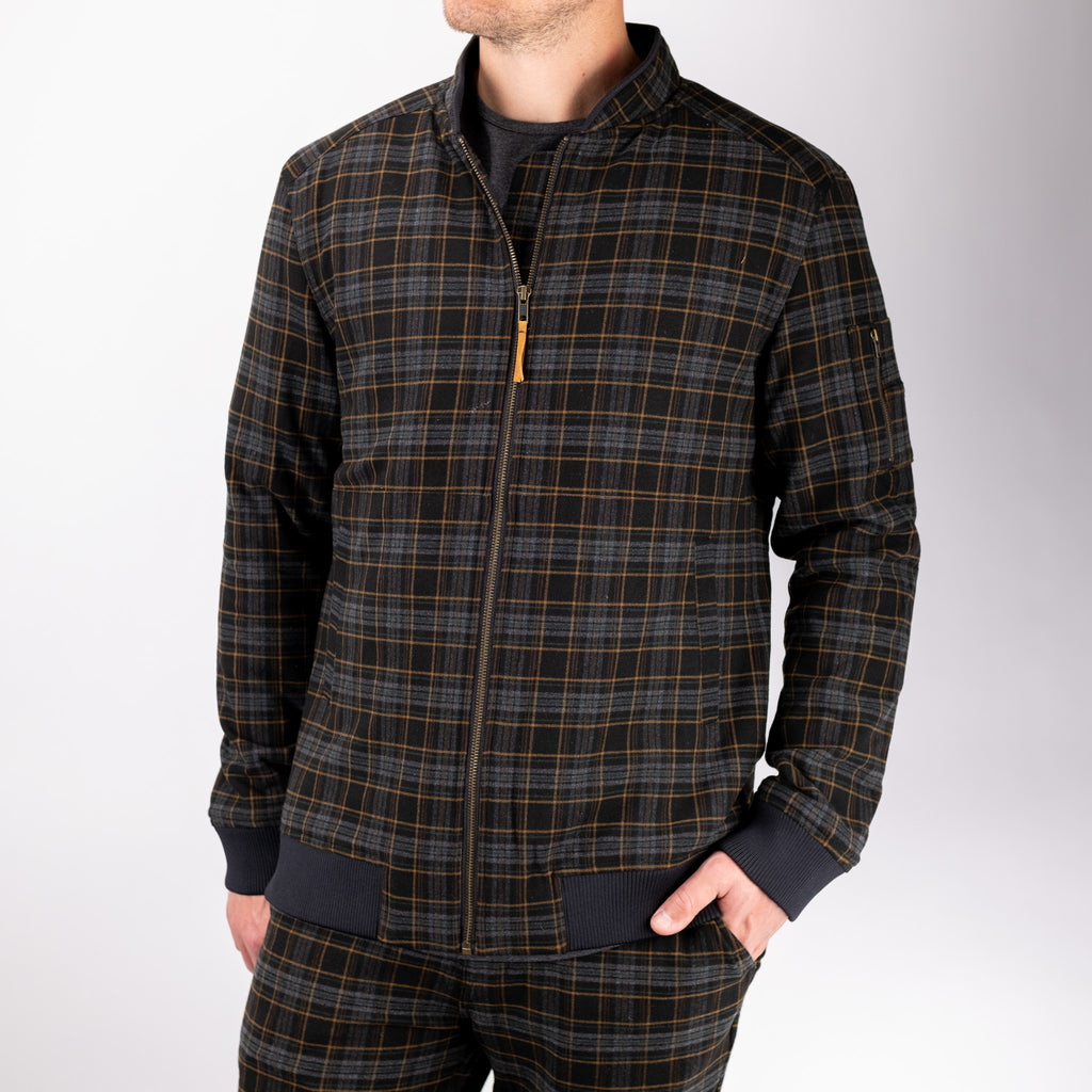 Only NY / Plaid Bomber Jacket ジャケット - ブルゾン