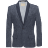 Walt Round Lapel Blazer in Palm Jacquard