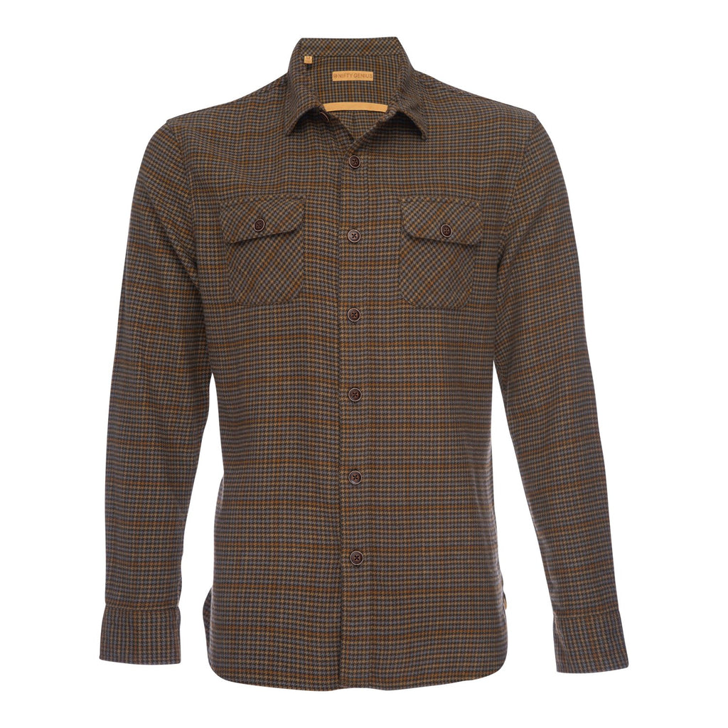 Truman Outdoor Shirt in Houndstooth