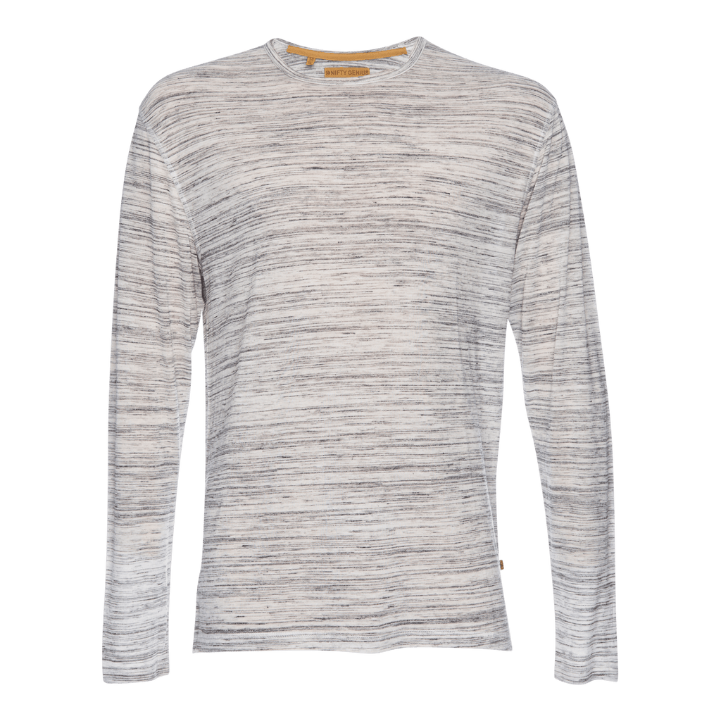 Ryan Raw Seam Melange Crewneck Shirt