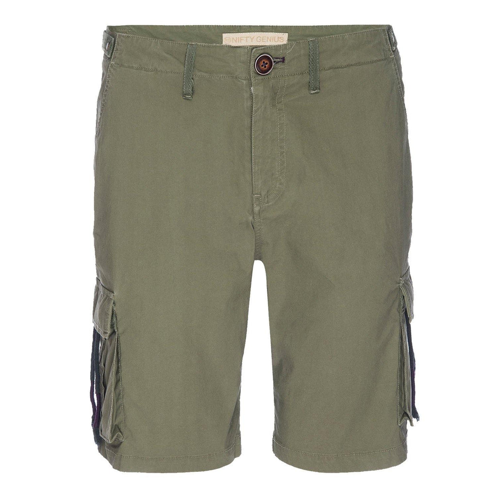 100% Cotton Men Cargo Short Pants Casual Shorts Cargo Pants Khaki