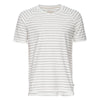 Raw Seam Stripe V-Neck